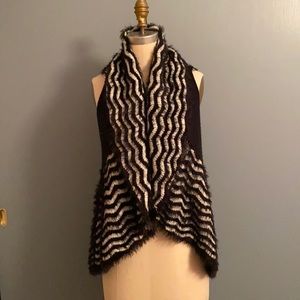 Tagless Draped Sweater Vest